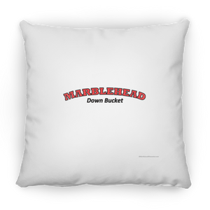 Marblehead, Down Bucket (red-black) - Pillow, Small