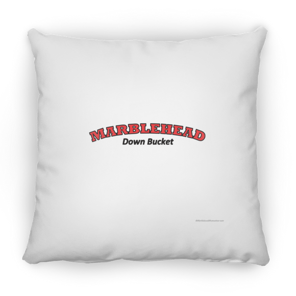 Marblehead, Down Bucket (red-black) - Pillow, Small