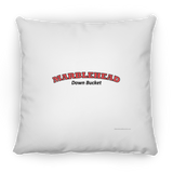 Marblehead, Down Bucket (red-black) - Pillow, Small