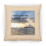 Gonna Need A Bigger Boat Scene, Sunset - Pillow, Large