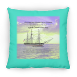 Destination Marblehead, USS Constitution - Pillow, Small