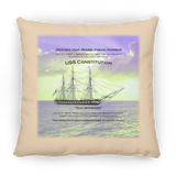 Destination Marblehead, USS Constitution - Pillow, Medium