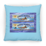 Amity Welcomes You Billboard, Water Bckgrnd - Pillow, Medium