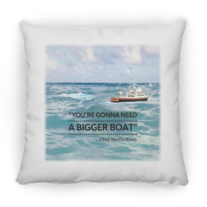 Gonna Need a Bigger Boat Scene - Pillow, Large