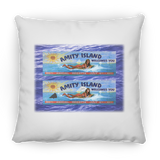 Amity Welcomes You Billboard, Water Bckgrnd - Pillow, Small