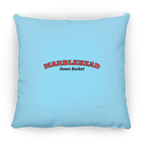 Marblehead, Down Bucket (red-black) - Pillow, Small