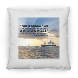 Gonna Need a Bigger Boat Scene, Sunset - Pillow, Small