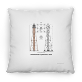 Marblehead, Lighthouse Plan - Pillow, Medium