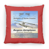 Marblehead, Birthplace of Marine Aviation, Sunset - Pillow, Large