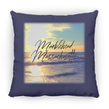 Marblehead, Massachusetts Sun & Waves - Pillow, Small