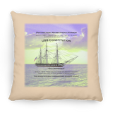 Destination Marblehead, USS Constitution - Pillow, Small