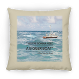 Gonna Need a Bigger Boat Scene - Pillow, Medium