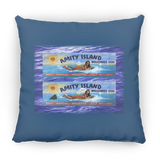 Amity Welcomes You Billboard, Water Bckgrnd - Pillow, Large