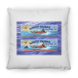 Amity Welcomes You Billboard, Water Bckgrnd - Pillow, Medium