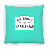 Marblehead, Entering Marblehead Sign - Pillow, Medium