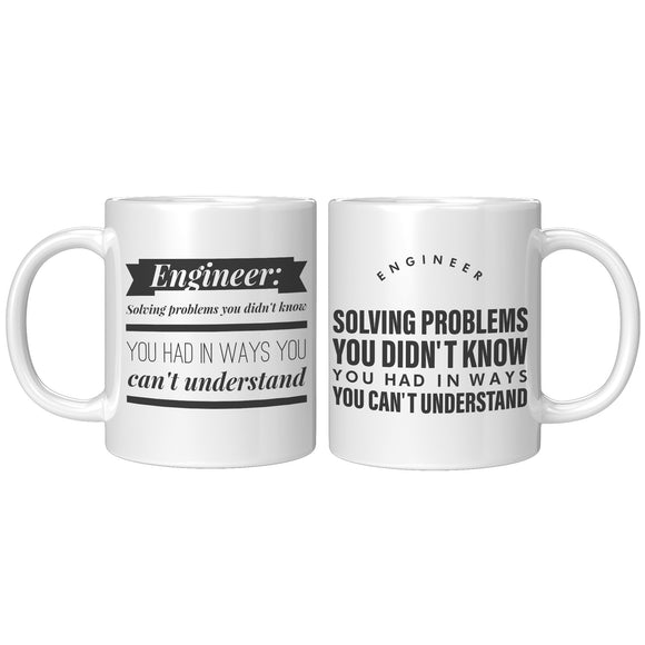 Engineer Solving Problems - Mug v7