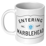 Entering Marblehead Sign - Mug