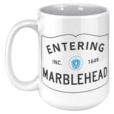Entering Marblehead Sign - Mug