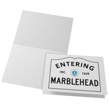 Entering Marblehead sign 5x7 Note Card