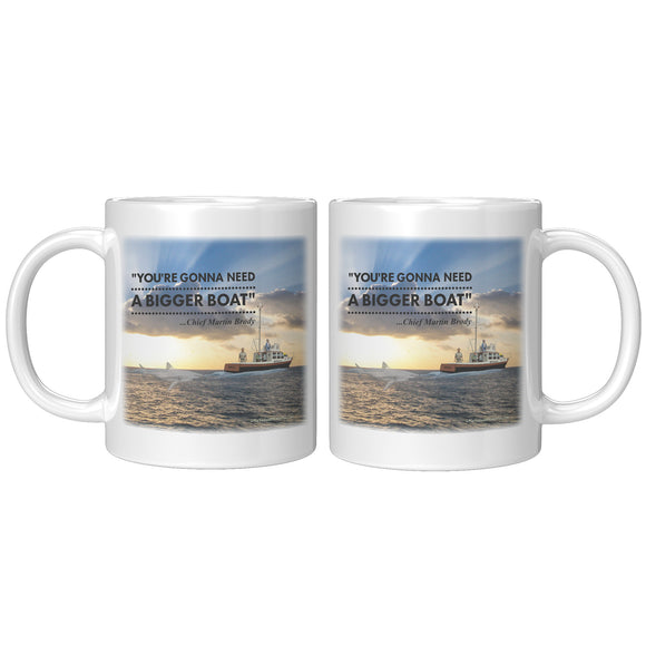 Gonna Need A Bigger Boat-Orca,Guys,Shark,Sunset - Mug