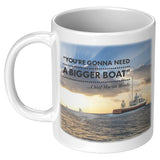 Gonna Need A Bigger Boat-Orca,Guys,Shark,Sunset - Mug
