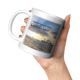 Gonna Need A Bigger Boat-Orca,Guys,Shark,Sunset - Mug