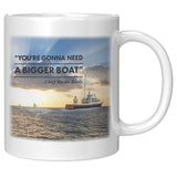 Gonna Need A Bigger Boat-Orca,Guys,Shark,Sunset - Mug