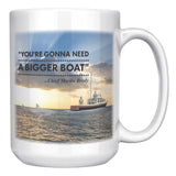 Gonna Need A Bigger Boat-Orca,Guys,Shark,Sunset - Mug