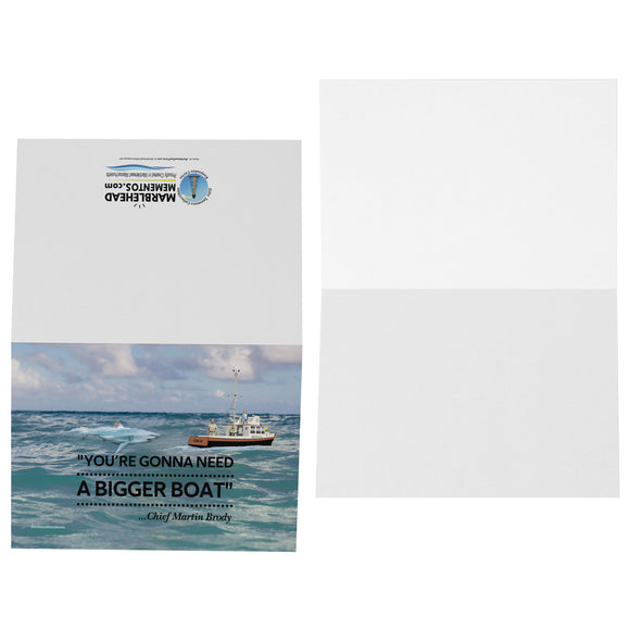 Jaws - Need a Bigger Boat Scene - Note Cards 5x7