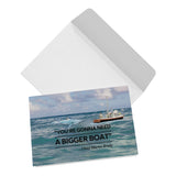 Jaws - Need a Bigger Boat Scene - Note Cards 5x7