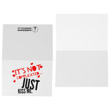 Just Kiss Me 5x7 Note Card