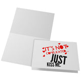 Just Kiss Me 5x7 Note Card