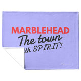 MARBLEHEAD - Town With Spirit - Fleece Blanket - Blue