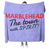 MARBLEHEAD - Town With Spirit - Fleece Blanket - Blue