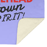 MARBLEHEAD - Town With Spirit - Fleece Blanket - Blue