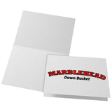 MARBLEHEAD - (red-black Down Bucket) 5x7 Note Card