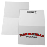 MARBLEHEAD - (red-black Down Bucket) 5x7 Note Card