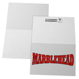 MARBLEHEAD - (red-black stretch)  5x7 Note Card