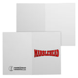 MARBLEHEAD - (red-black stretch)  7x5 Note Card
