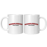MARBLEHEAD, Down Bucket (red-blk) - Mug