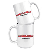 MARBLEHEAD, Down Bucket (red-blk) - Mug