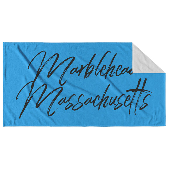 MARBLEHEAD Massachusetts - Beach Towel v5