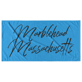 MARBLEHEAD Massachusetts - Beach Towel v5