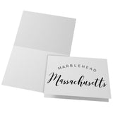 MARBLEHEAD Massachusetts 5x7 Note Card v2