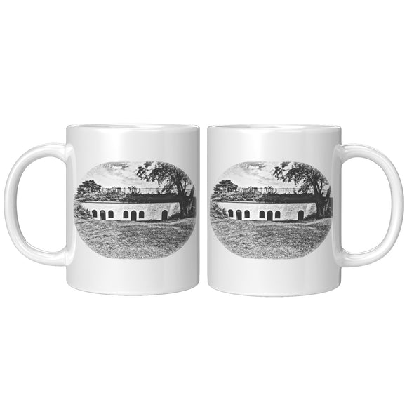Marblehead - Fort Sewall, b&w - Mug