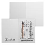 Marblehead - Lighthouse Plan 7x5 Note Card