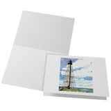 Marblehead - Lighthouse Sketch Color 5x7 Note Card