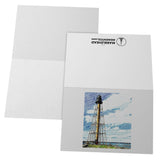 Marblehead - Lighthouse Sketch Color 5x7 Note Card