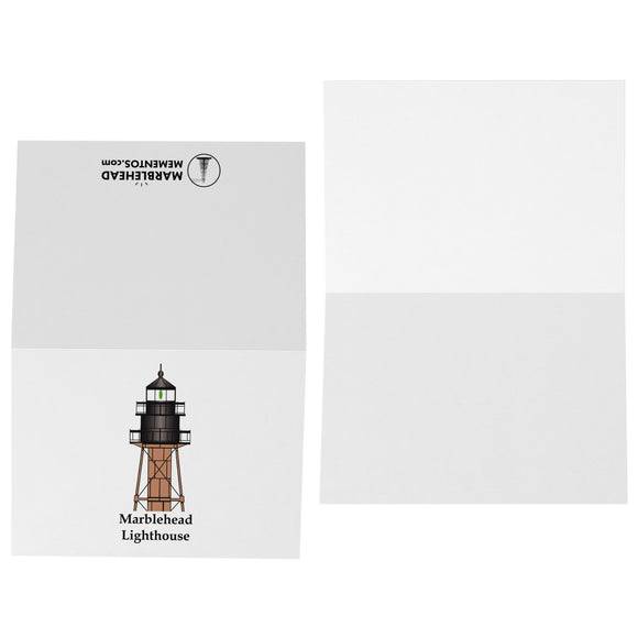 Marblehead - Lighthouse Top 5x7 Note Card