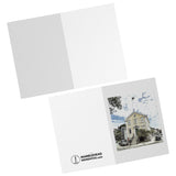 Marblehead - Old Town House Sketch Color 7x5 Note Card